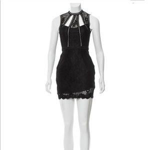 Alexis Mock Neck Mini Dress